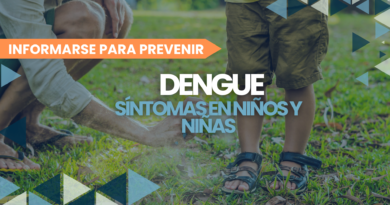 Síntomas de DENGUE en niños y niñas